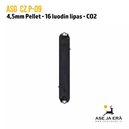 ASG CZ P-09 4,5mm lipas 16 luodille - ASG Lippaat - 5707843055116 - 3