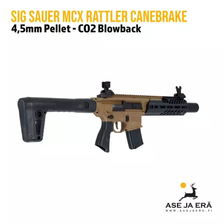 SIG Sauer MCX Rattler Canebrake 4,5mm CO2 ilmakivääri - CO2 ilmakiväärit - 798681642717 - 2