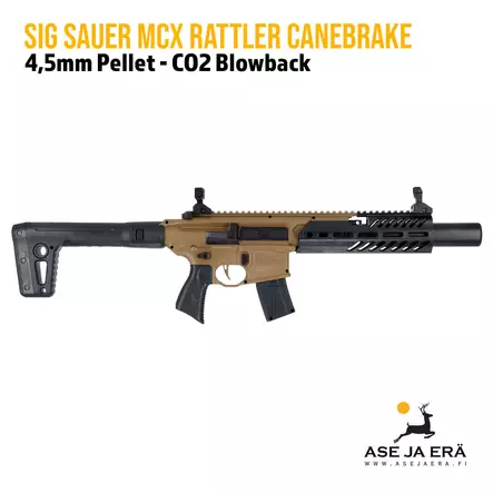 SIG Sauer MCX Rattler Canebrake 4,5mm CO2 ilmakivääri - CO2 ilmakiväärit - 798681642717 - 1