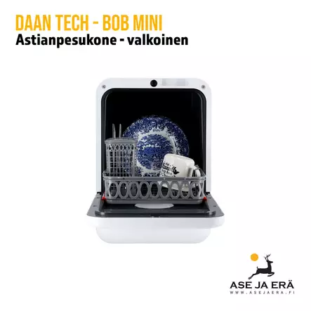 BOB Mini astianpesukone Valkoinen - Muut retkeilytarvikkeet - 3770017814545 - 2