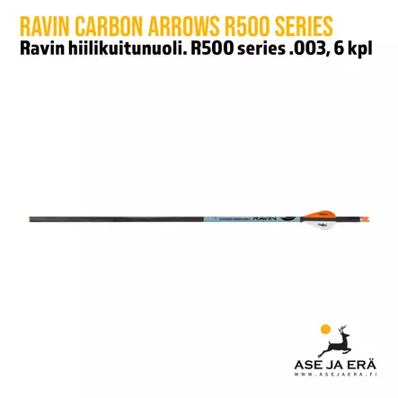 Ravin R500 Series varsijousen hiilikuitunuoli 6kpl - Hiilikuitunuolet - 815942021200 - 1