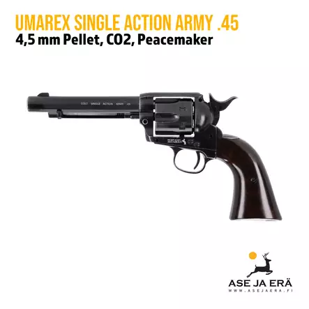 Umarex Colt Army Peacemaker Diabolo, 4,5 mm CO2 ilma-ase revolveri - yleiskuva - Ilma-aseluoti ilmapistoolit - 4000844611550 - 2