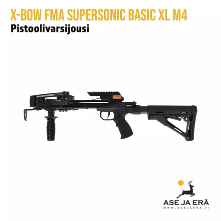 X-Bow Crossbow Pistol FMA Supersonic Bas Pistol crossbow with adjustable stock - Oikea sivu - Pistoolijouset - 4064298064911 - 2