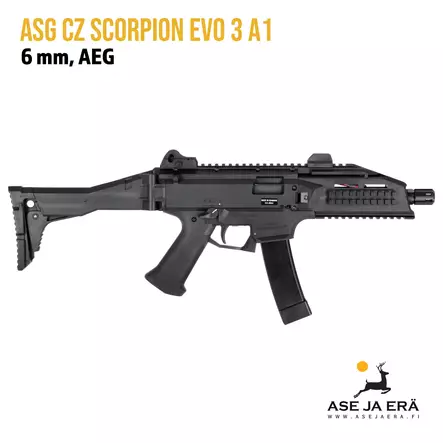 ASG CZ Scorpion EVO 3 A1 airsoft kivääri AEG - Yleiskuva - Kiväärit - 5707843058841 - 1