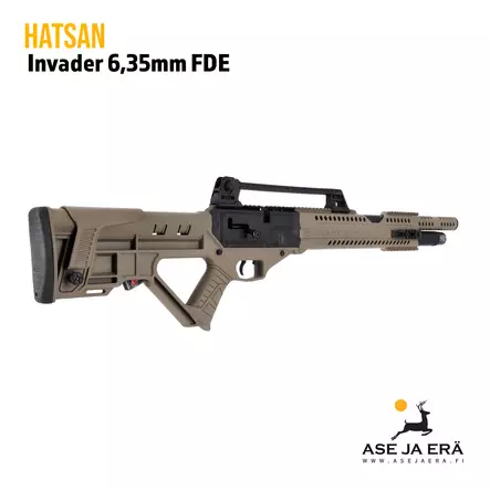 Hatsan Invader 6,35mm FDE ilmakivääri - 6,35 mm PCP paineilmakiväärit - 067911 - 2