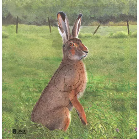 Jousiammuntataulu Jänis 45x53cm - Paperiset maalitaulut - 2043224525421 - 1