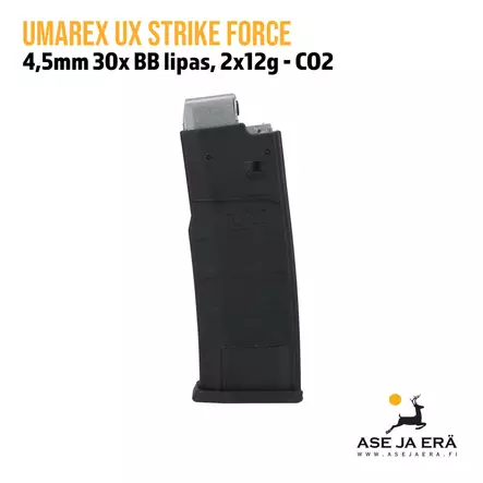 Umarex UX Strike Force 4,5mm BB lipas - vasemmalta sivusta - Umarex lippaat ja rullat - 4000844883742 - 2
