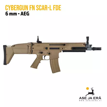 Cybergun FN SCAR-L FDE Airsoft kivääri FDE -sähkökäyttöinen - Kiväärit - 3559962009622 - 1
