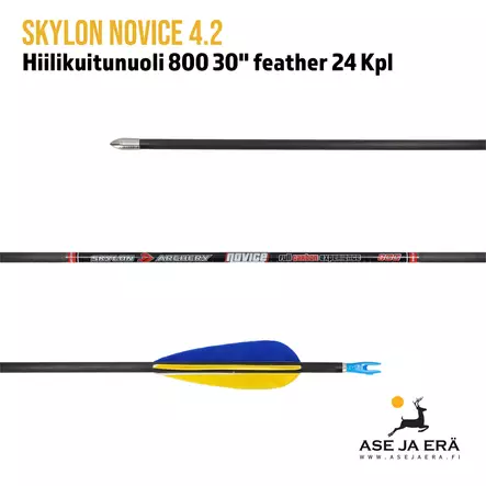 Skylon Novice 4.2 800 30" feather 24 - Yleiskuva - Hiilikuitunuolet - 6426026560542 - 1