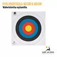 Nylonilla vahvistettu Fita jousitaulu 40 cm X 40 cm Nylonilla vahvistettu jousiammuntaan - Yleiskuva - Paperiset maalitaulut - 000867951002 - 2