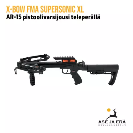X-Bow FMA Supersonic XL AR-15 pistoolivarsijousi - vasemmalta sivusta - Pistoolijouset - 4064298064904 - 2
