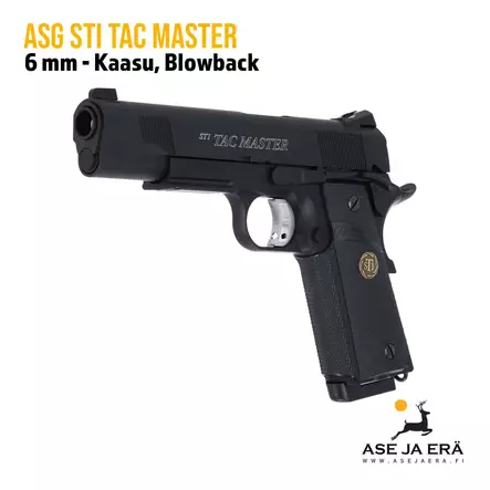 ASG STI Tac Master 6mm kaasu/CO2 -pistooli, blowback - Pistoolit ja -revolverit - 5707843047364 - 2