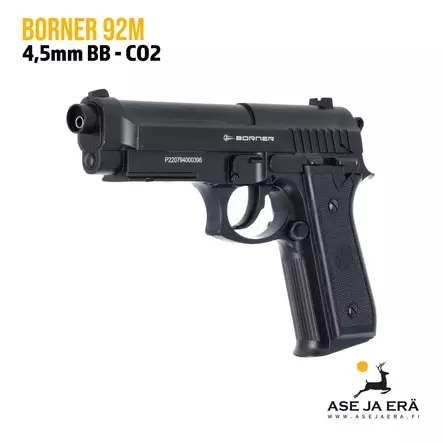 Borner 92M 4,5mm CO2 ilmapistooli - BB kuula ilmapistoolit - 4610196863424 - 2