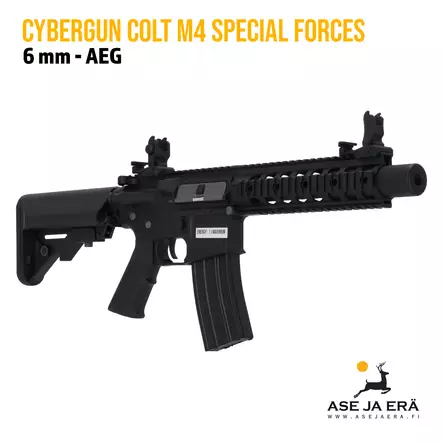 Cybergun Colt M4 Special Forces Airsoft kivääri -sähkökäyttöinen - Kiväärit - 3559961808684 - 5