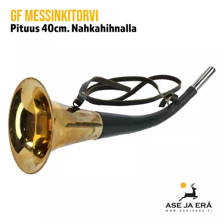 GF Messinkitorvi 40 cm nahkahihnalla yleiskuva etuviistosta - Lahjaksi - 420625 - 1