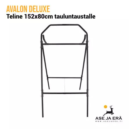 Avalon Deluxe Teline 152x80cm Jousiammuntataustoille - Tauluntaustat ja telineet - 6426010225235 - 1