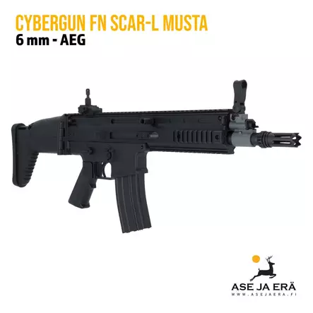 Cybergun FN SCAR-L Airsoft kivääri Musta -sähkökäyttöinen - Kiväärit - 3559962009615 - 2