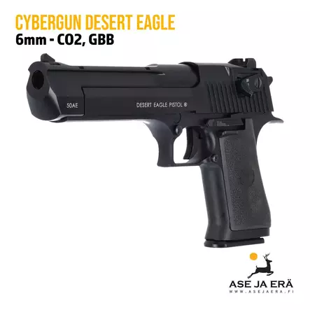 Cybergun Desert Eagle 6mm CO2 Blowback Airsoft pistooli - Pistoolit ja -revolverit - 3559960905056 - 2