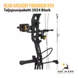 Bear Archery Paradigm taljajousipaketti RH Black - kädensija ja nuolihylly - RTS taljajousipaketit - 754806380476 - 38