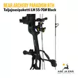 Bear Archery Paradigm taljajousipaketti LH Black - kädensija ja nuolihylly - RTS taljajousipaketit - 754806380476 - 17