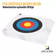 Nylonilla vahvistettu Fita jousitaulu 80 cm X 80 cm Nylonilla vahvistettu jousiammuntaan 10 Kpl- Nippu vaakatasossa - Paperiset maalitaulut - 08717974318407 - 18
