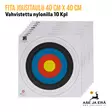 Nylonilla vahvistettu Fita jousitaulu 40 cm X 40 cm Nylonilla vahvistettu jousiammuntaan 10 Kpl- Yleiskuva - Paperiset maalitaulut - 08717974318407 - 7