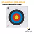 Nylonilla vahvistettu Fita jousitaulu 60 cm X 60 cm Nylonilla vahvistettu jousiammuntaan 100 Kpl- Yleiskuva - Paperiset maalitaulut - 08717974318407 - 13