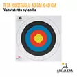 Nylonilla vahvistettu Fita jousitaulu 40 cm X 40 cm Nylonilla vahvistettu jousiammuntaan - Yleiskuva - Paperiset maalitaulut - 08717974318407 - 5