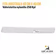 Nylonilla vahvistettu Fita jousitaulu 40 cm X 40 cm Nylonilla vahvistettu jousiammuntaan 250 Kpl - Myyntipakkaus - Paperiset maalitaulut - 08717974318407 - 4