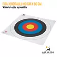 Nylonilla vahvistettu Fita jousitaulu 80 cm X 80 cm Nylonilla vahvistettu jousiammuntaan- Nippu vaakatasossa - Paperiset maalitaulut - 08717974318407 - 16