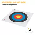 Nylonilla vahvistettu Fita jousitaulu 40 cm X 40 cm Nylonilla vahvistettu jousiammuntaan - Nippuvaakatasossa - Paperiset maalitaulut - 08717974318407 - 6