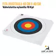 Nylonilla vahvistettu Fita jousitaulu 40 cm X 40 cm Nylonilla vahvistettu jousiammuntaan 10 Kpl- Nippuvaakatasossa - Paperiset maalitaulut - 08717974318407 - 8