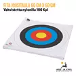 Nylonilla vahvistettu Fita jousitaulu 60 cm X 60 cm Nylonilla vahvistettu jousiammuntaan 100 Kpl- Nippuvaakatasossa - Paperiset maalitaulut - 08717974318407 - 14