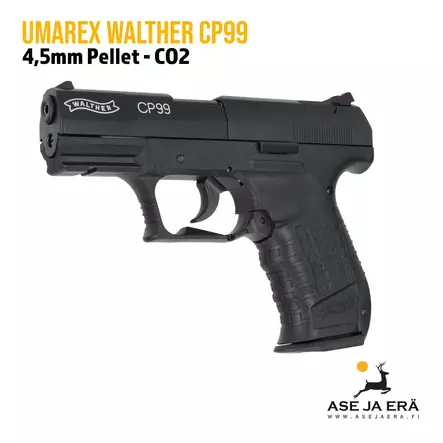 Umarex Walther CP99 CO2 4,5 mm ilmapistooli - Ilma-aseluoti ilmapistoolit - 4000844351999 - 2
