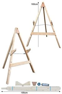 Avalon puinen tauluntaustan teline 3 jalkaa - Tauluntaustat ja telineet - SSDA3PTHD - 2