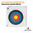 Nylonilla vahvistettu Fita jousitaulu 80 cm X 80 cm Nylonilla vahvistettu jousiammuntaan 100 Kpl- Yleiskuva - Paperiset maalitaulut - fita80x80100kpl - 1